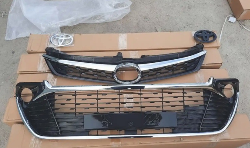 Облицовка и решетка эксклюзив на Toyota Camry 5